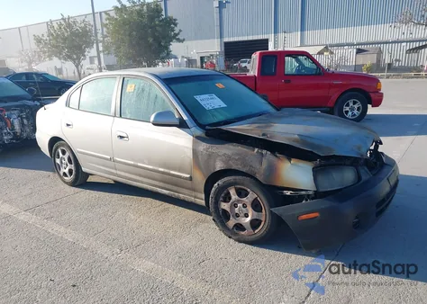 2001 Hyundai Elantra Gls z USA, uszkodzony, nr VIN KMHDN45D81U160932